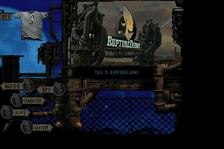 Oddworld flash website in 1997