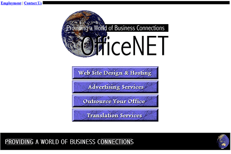 OfficeNET website in 1996