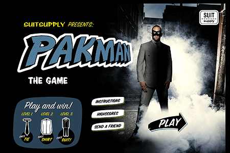 Pakman flash website in 2005