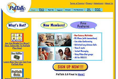 PalTalk website in 2002