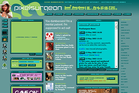 Pixelsurgeon in 2001