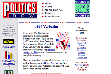 PoliticsNow in 1996