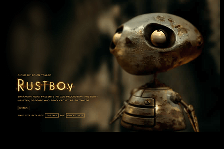 Rustboy flash website in 2001