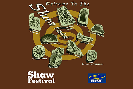 Shaw Festival website in 1996