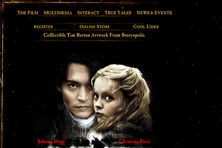 Sleepy Hollow website in 1999