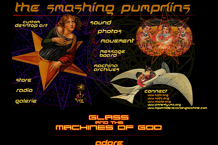 Smashing Pumpkins website in 2002
