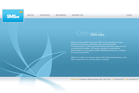 SMSme website in 2006