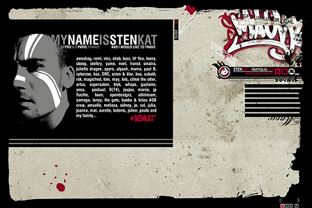 Stenkat flash website in 2004