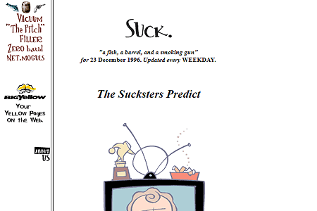 Suck website in 1996