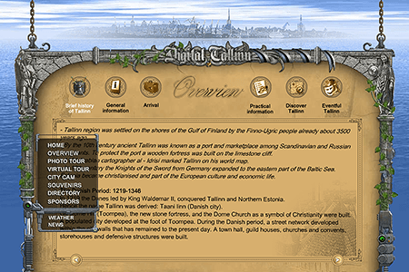 Digital Tallinn website in 2002