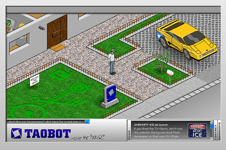 Taobot Inside The House flash website in 2002