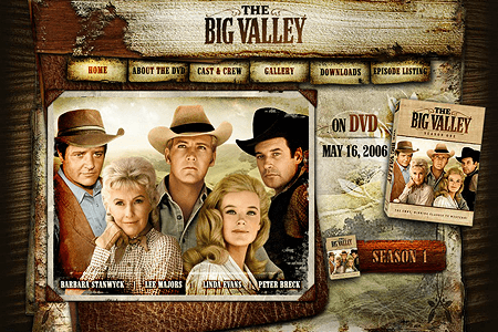 The Big Valley flash website in 2005