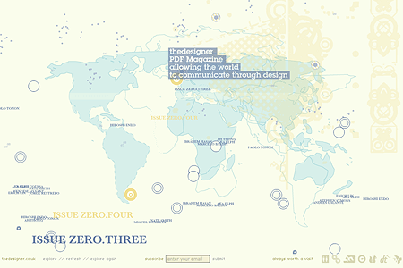 The Designer website in 2003