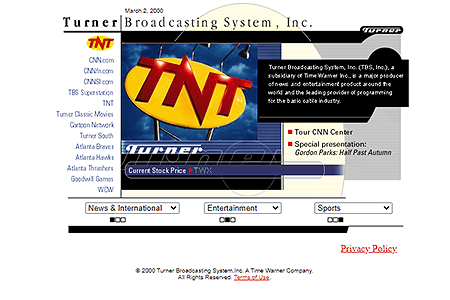 Turner Broadcasting System in 2000