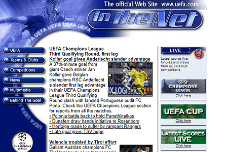 UEFA in 2000