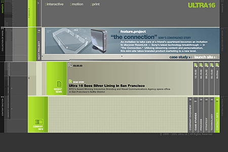 Ultra16 flash website in 2002