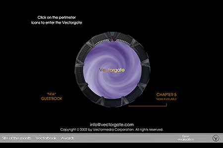 Vectorgate flash website in 2002