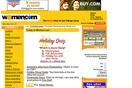 Women.com in 1999