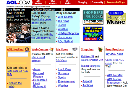 AOL in 1998