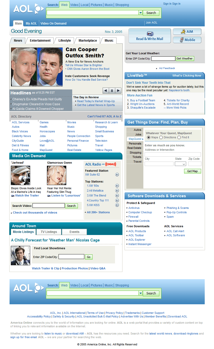 AOL in 2005