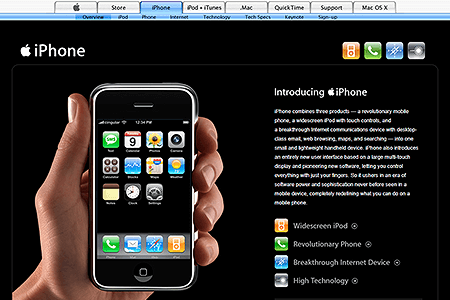 Apple iPhone in 2007