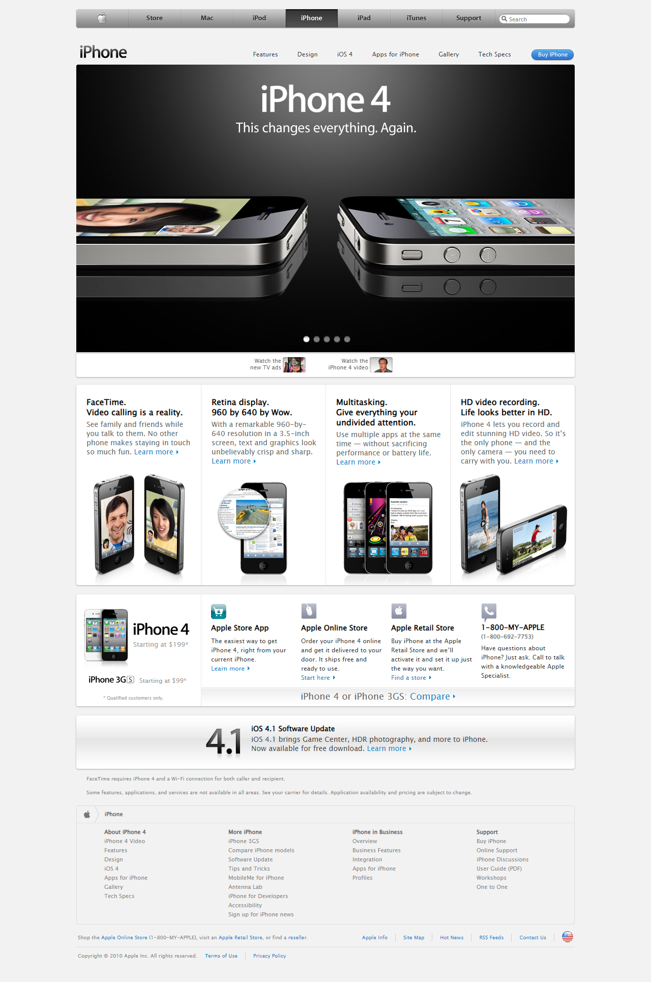 Apple iPhone 4 in 2010