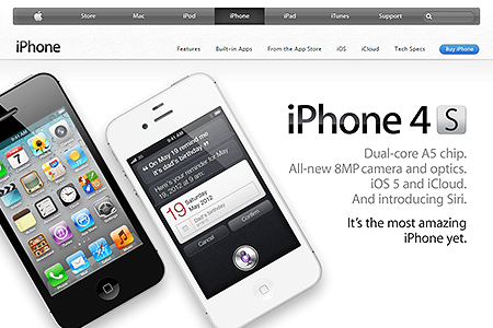 Apple iPhone 4S in 2011
