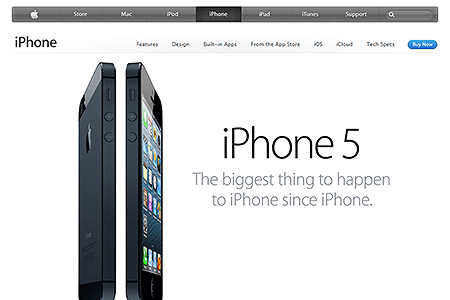 Apple iPhone 5 in 2012