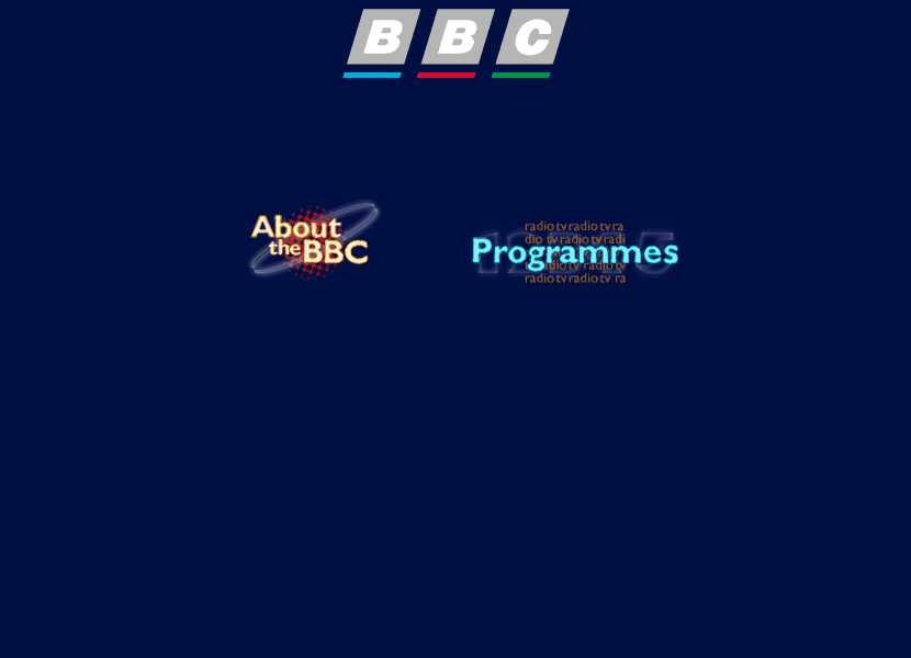 BBC website in 1996