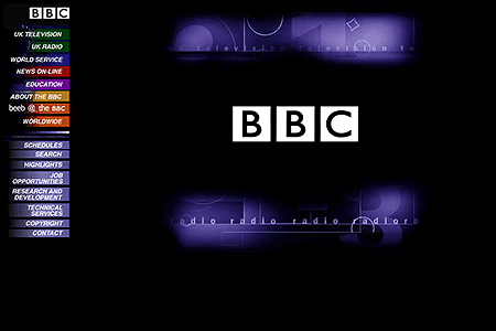 BBC website in 1997
