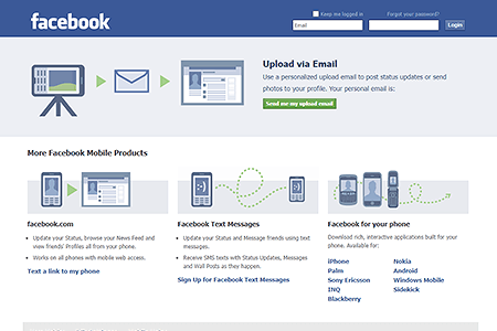 Facebook Mobile in 2010