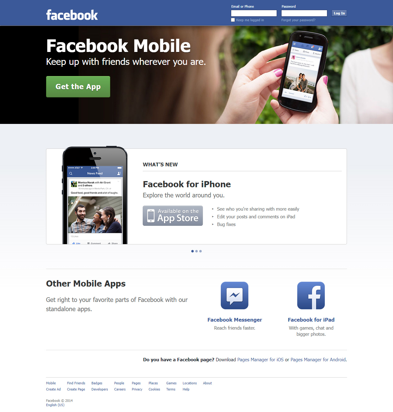 Facebook Mobile in 2014