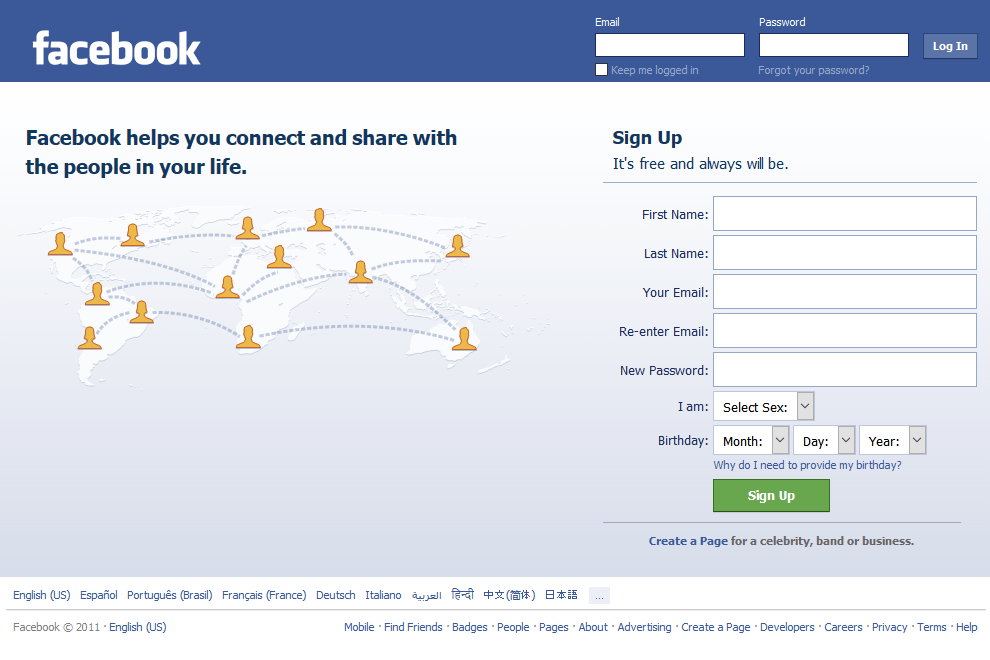 Facebook in 2011
