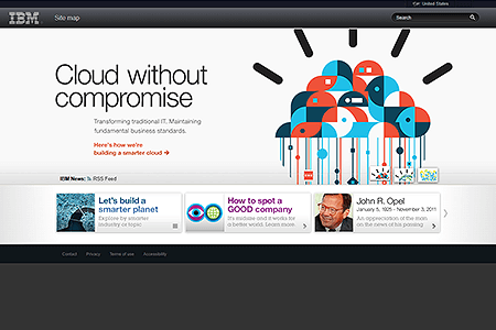 IBM website in 2011