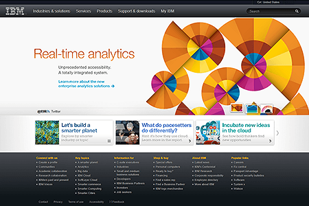 IBM website in 2013