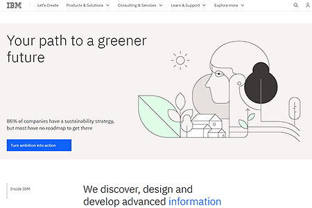 IBM website in 2022