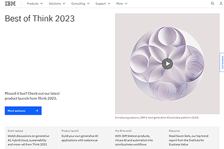IBM website in 2023