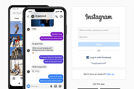 Instagram website in 2022