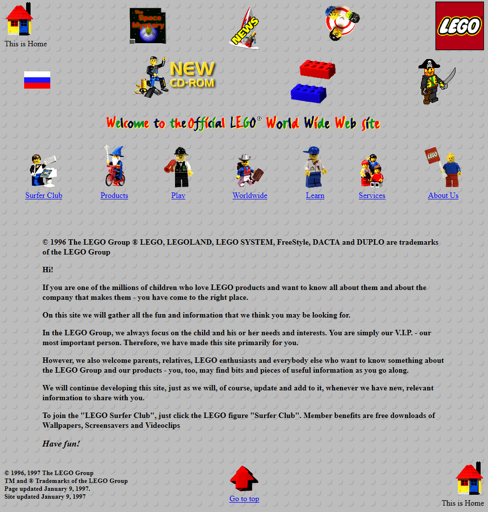 Lego in 1997