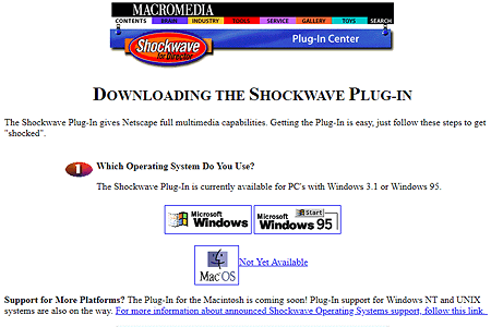 Macromedia in 1995