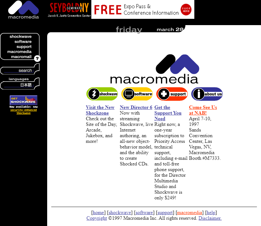 Macromedia in 1997