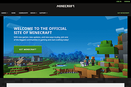 Minecraft website in 2023