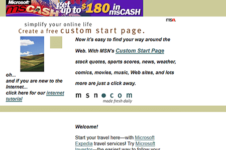 MSN in 1996