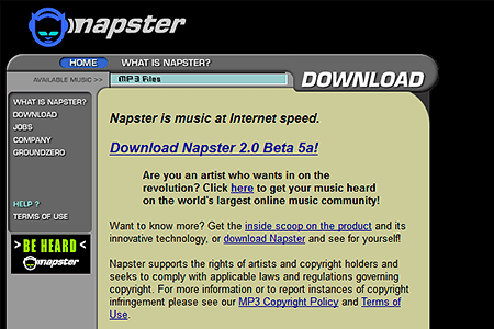 Napster in 2000