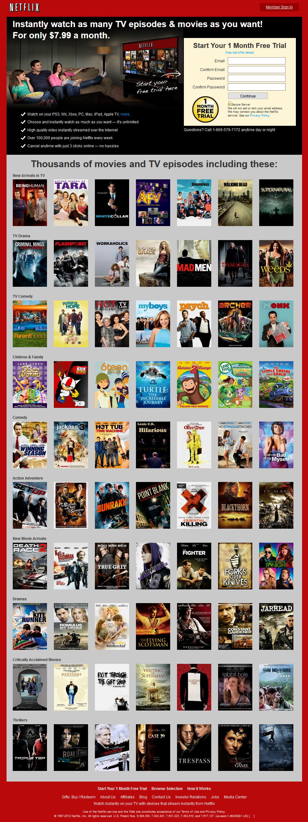 Netflix in 2012