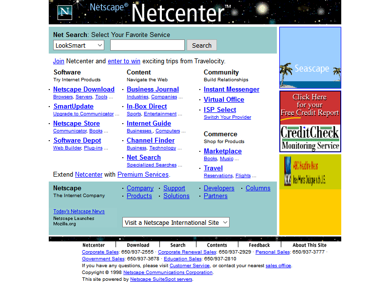 Netscape in 1998