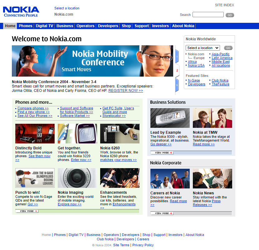 Nokia in 2004