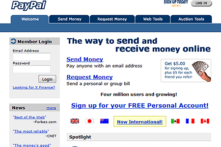 PayPal in 2000