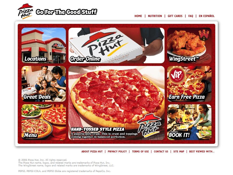 Pizza hut website discount