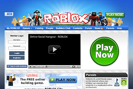 Roblox website in 2011